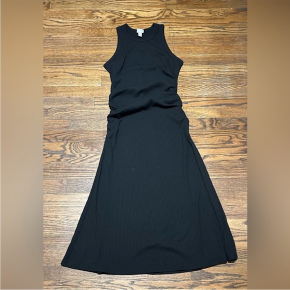 Dresses & Skirts - Classic Black Ribbed Tank Maxi Dress